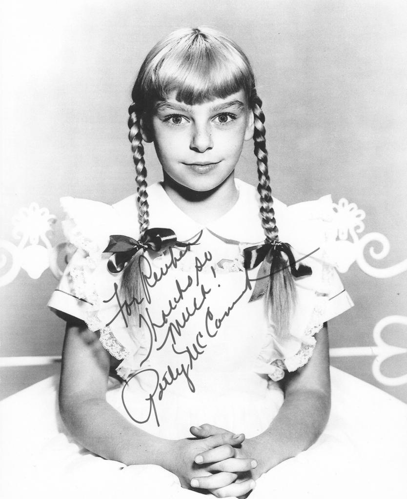 Recieved 6 photos prrsonalized by and of Miss Patty MCcormack sent to. 